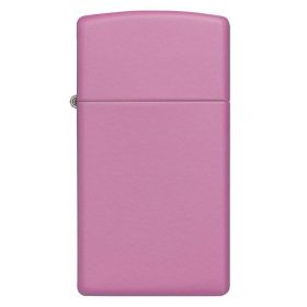Zippo Windproof Lighter Pink Matte Slim