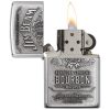Zippo Windproof Lighter Jim Beam Pewter Emblem