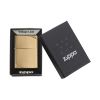 Zippo Windproof Lighter Vintage High Polish Brass w/Slashes