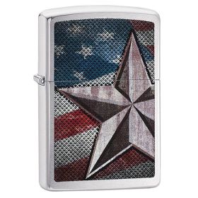 Zippo Windproof Lighter American Flag Retro