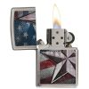 Zippo Windproof Lighter American Flag Retro