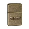 Zippo Windproof Lighter Zippo Logo Antique
