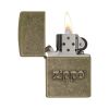 Zippo Windproof Lighter Zippo Logo Antique