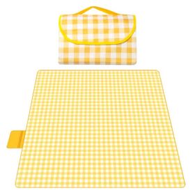 Waterproof Picnic Blanket - 2 M X 2 M, Thickened Aluminum Mold Moisture Resistant, Portable Outdoor Camping Mat, Tote Style Design, Suitable For Picni