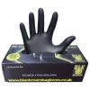Black Mamba Black Powder Free Textured Nitrile Gloves (Medium) 100 per Box