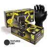 Black Mamba Black Powder Free Textured Nitrile Gloves (XXX-Large) 100 per Box