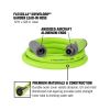 FlexzillaÂ® SwivelGripÂ® Garden Lead-in Hose 5/8" x 10' 3/4" - 11 1/2 GHT Fittings ZillaGreenÂ®