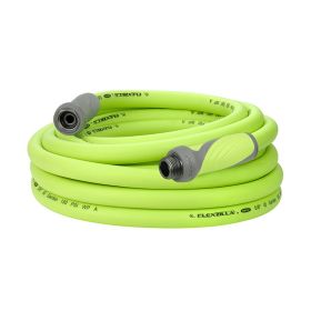 FlexzillaÂ® SwivelGripÂ® Garden Hose 5/8" x 25' 3/4" - 11 1/2 GHT Fittings ZillaGreenÂ® (Boxed)