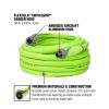 FlexzillaÂ® SwivelGripÂ® Garden Hose 5/8" x 50' 3/4" - 11 1/2 GHT Fittings ZillaGreenÂ®