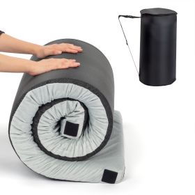 75x30x2.5in, Memory Foam, Grey Camping Mattress, With Storage Bag