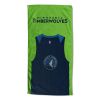 [Personalization Only] OFFICIAL NBA Jersey Personalized Beach Towel - Minnesota Timberwolves