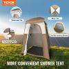 VEVOR Camping Shower Tent, 66" x 66" x 87" 1 Room Oversize Outdoor Portable Shelter, Privacy Tent with Detachable Top, Pockets