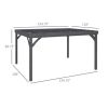 Wood Gazebo (Swiship-Ship)(Prohibited by WalMart)Original 31560469